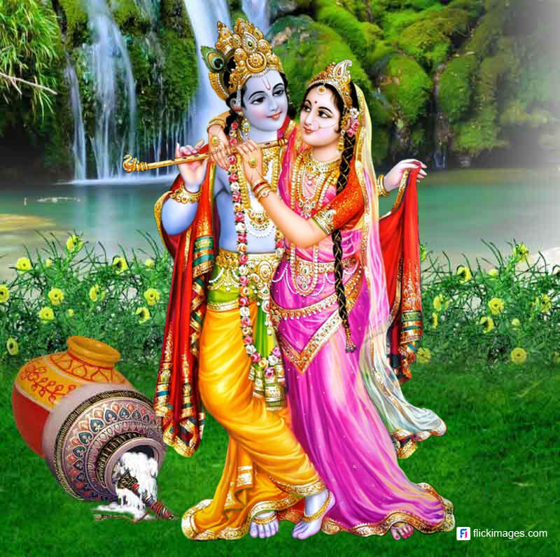 lord krishna romantic images