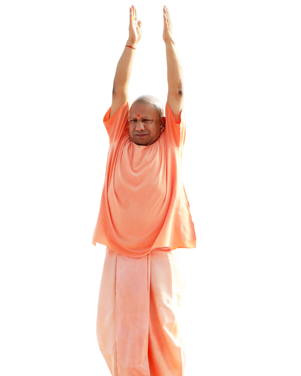 yoga png images of yogi adityanath